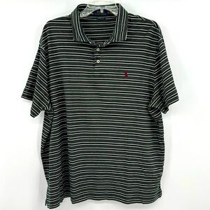 Polo Ralph Lauren Stripped Custom Slim Fit Polo Mens Sz XXL TTG